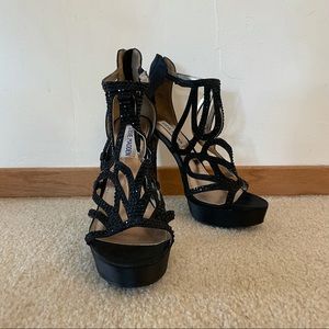 Steve Madden Platform Stiletto Heels in Black